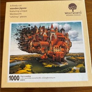 Wentworth-Wooden Jigsaw Puzzle - City is Landing - 1000 Pieces